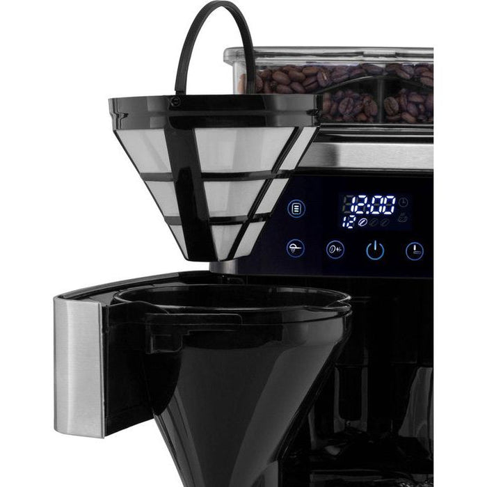 Inventum Limited Edition Touch - Grind &amp; brew koffiezetapparaat - RVS/Zwart