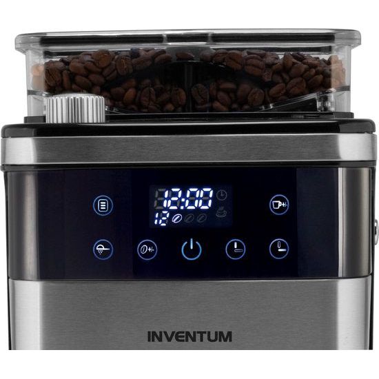 Inventum Limited Edition Touch - Grind &amp; brew koffiezetapparaat - RVS/Zwart
